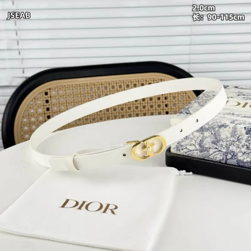 Dior belt 20mmX90-115cm 8L27